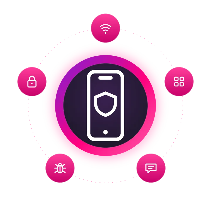 Illustration: Check Point Mobile Security beskytter smartphones mod apps, netværk og phishing